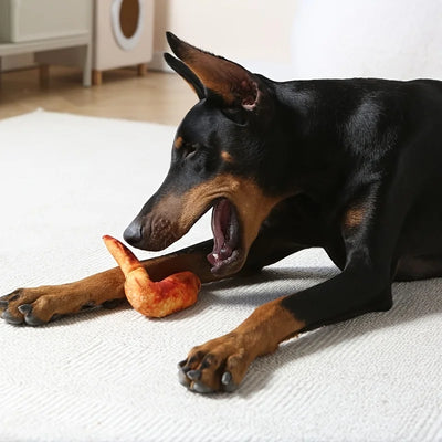 MeatyBites Plush Dog Toy