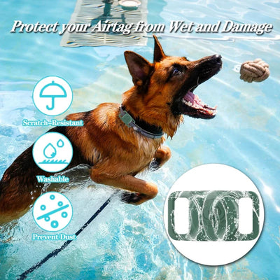 TrackMate AirTag Dog Collar Holder