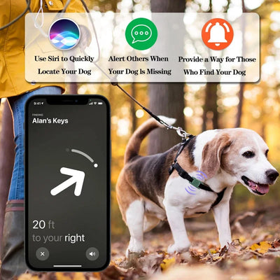 TrackMate AirTag Dog Collar Holder