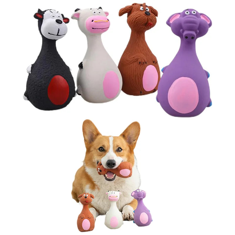 best squeaky dog toys for aggressive chewers Zeaxuie Heavy Duty Various Dog Chew Toys for Aggressive Chewers