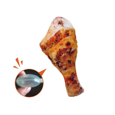 MeatyBites Plush Dog Toy
